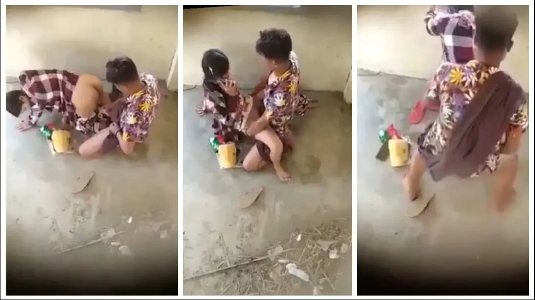 တိုက်ပျက်ထဲ ရှယ်ကြုံးတဲ့အတွဲ – Couple Rough Sex In The Old Building – Homemade New