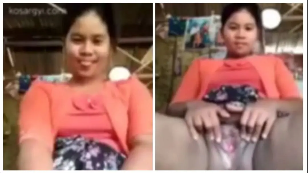 လျှာထုတ်ပြောင်ရင်း အဖုတ်ဖြဲပြတဲ့ တောသူမလေး – Chubby Girl Showing Pussy – Homemade New