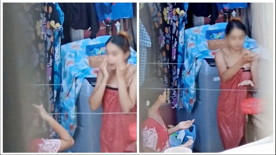 ရေချိုးချောင်းရိုက် (၈) – The Girls Shower At Home – မြန်မာအောကားအာခိုက်