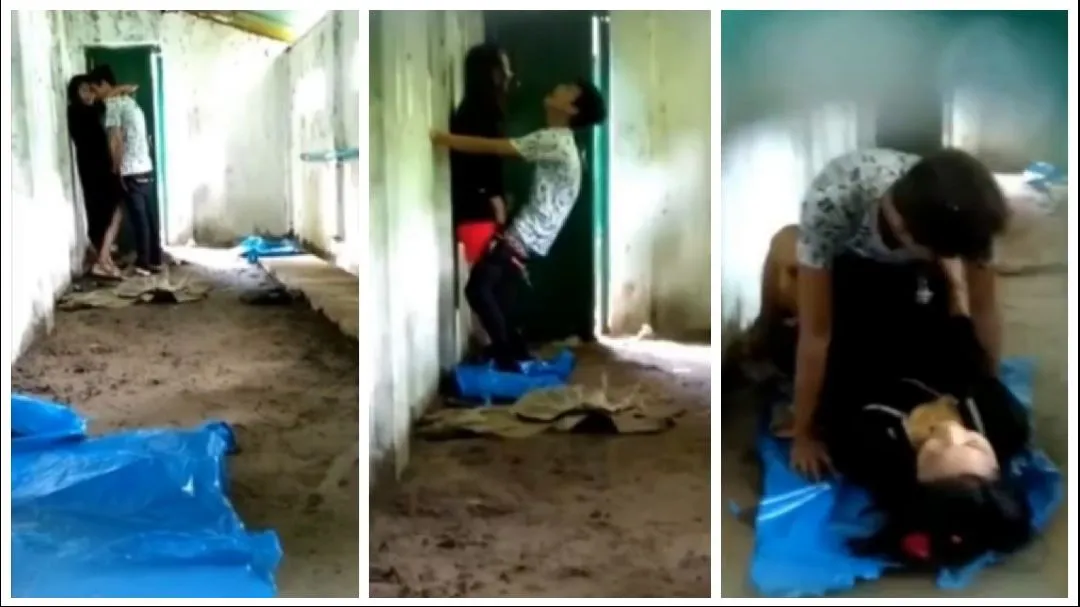 မြန်မာချောင်းရိုက် (၂၅) – Couple Having Standing Fucked In The Old House – Myanmar Porn Archive