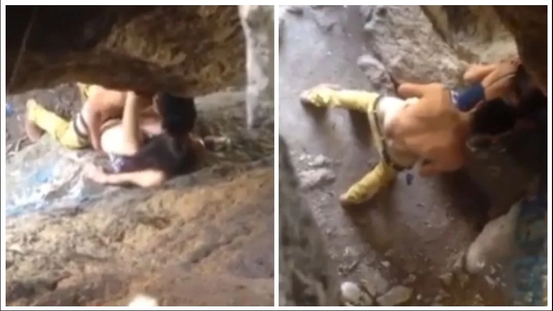 ကျောက်ဆောင်ကြားထဲ ခိုးစားတဲ့အတွဲ – Couple Having Sex Among Rocks – Myanmar Porn Archive