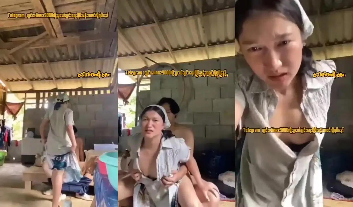 အိမ်မှာလည်း မရှောင်၊ လူလစ်တုန်း ဖင်ကုန်းတဲ့ကား – မြန်မာအောကား